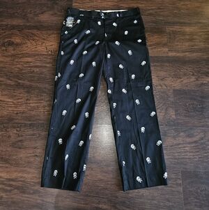 Loud Mouth Skull AOP Golf Pants NWT